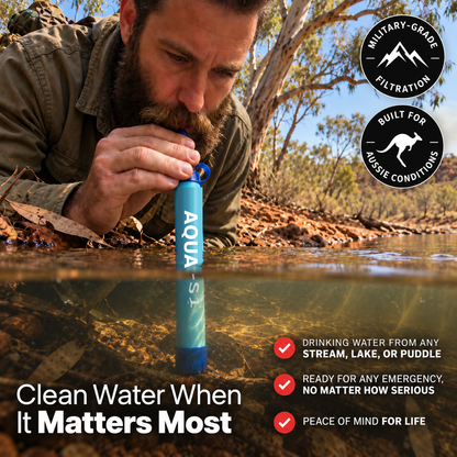 AQUA-S1 Emergency Water Filter Straw (1,500 L)