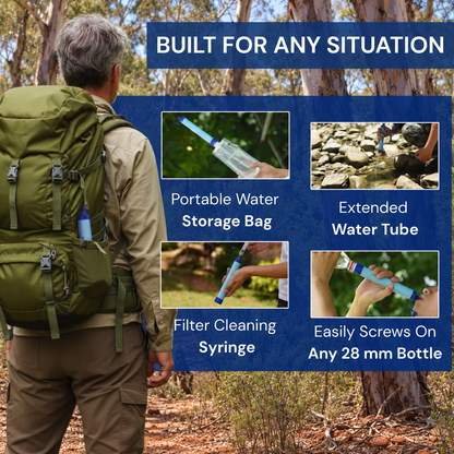 AQUA-S1 Emergency Water Filter Straw (1,500 L)
